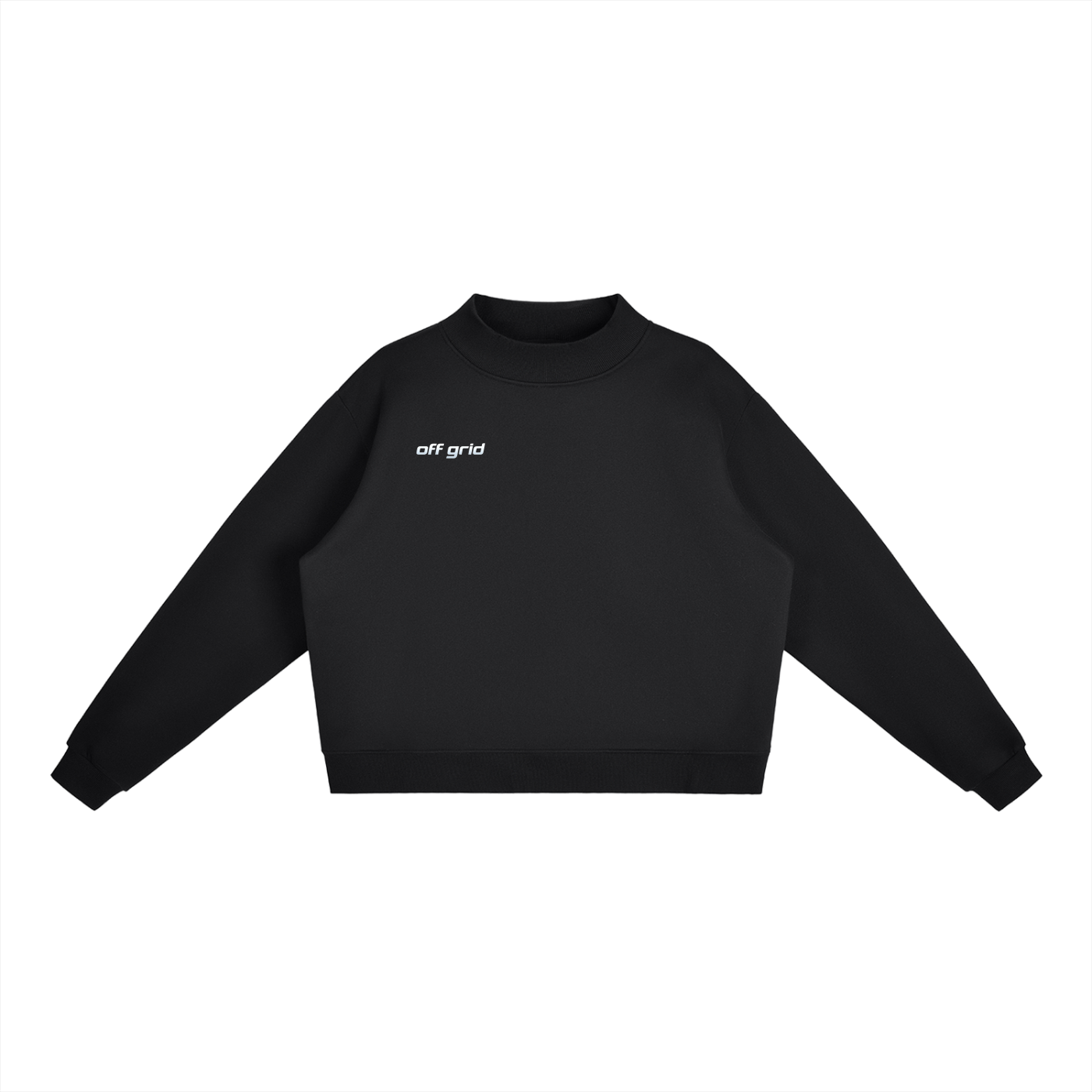 Fleece Mock-Neck OFFGRID Crew Sweatshirt