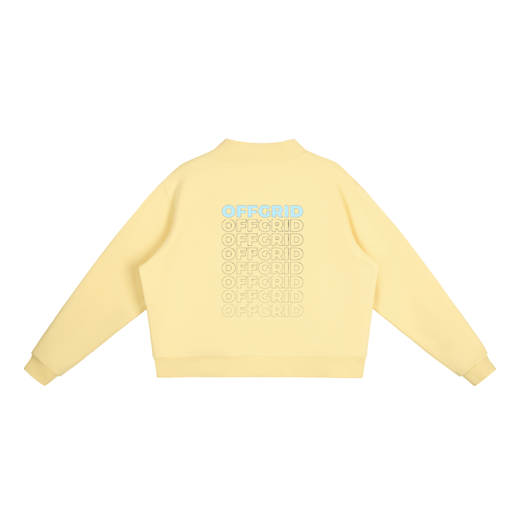 Fleece Mock-Neck OFFGRID Crew Sweatshirt