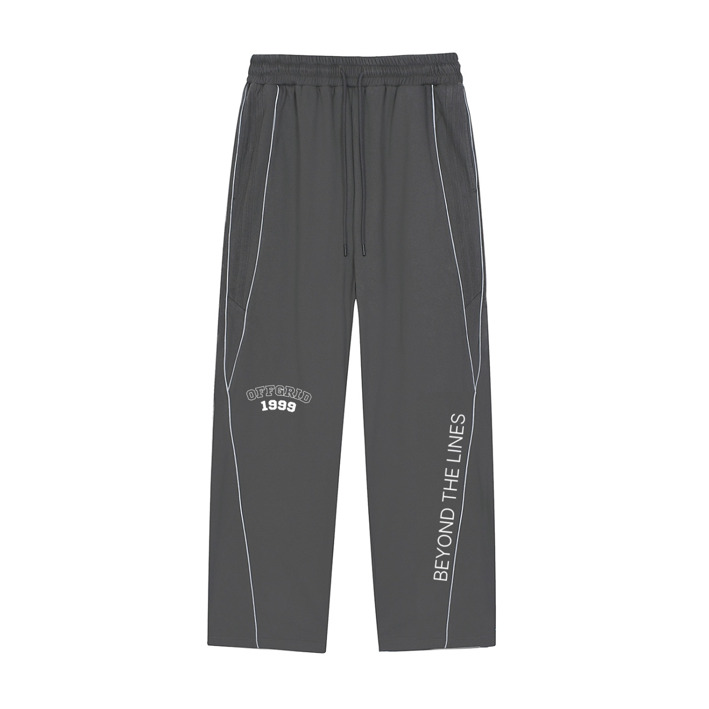 Reflection Striped Straight-Leg Sweatpants